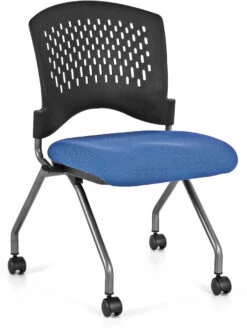 Agenda II Nesting Chair Without Arms - Blue