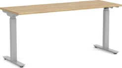 Enhance Electric Height-Adjustable Desk 30" X 72" - Aspen With Silver Base