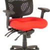 CoolMesh Pro Executive Mid Back Chair - Red Fabric