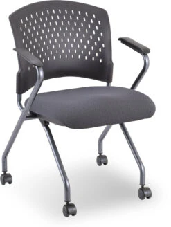 Agenda II Nesting Chair - Grey Fabric