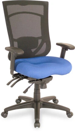 CoolMesh Pro Executive High Back Chair - Blue Fabric