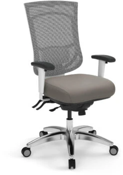 CoolMesh Pro Plus Executive High Back Chair - Grey Antimicrobial Vinyl
