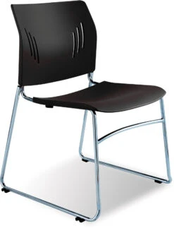 Tela Guest Chair - Black