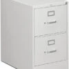 HON 310 Series Vertical Filing Cabinet - 2 Drawer In Grey For Legal Files