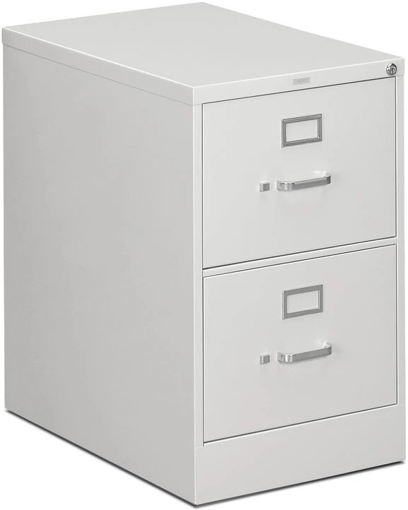 HON 310 Series Vertical Filing Cabinet - 2 Drawer In Grey For Legal Files