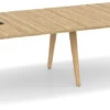 Signature Racetrack Conference Table 12 Ft - Aspen With Natural Oak Legs And Silver Hardware