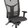 CoolMesh Executive High Back Chair - Black Mesh With Headrest