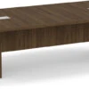 Classic Racetrack Conference Table 10 Ft - Modern Walnut