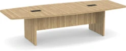 Classic Boat-Shape Conference Table 10 Ft - Aspen