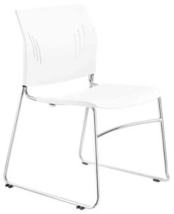 Tela Guest Chair - White