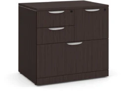 Locking Multi-Storage Office Cabinet - Espresso
