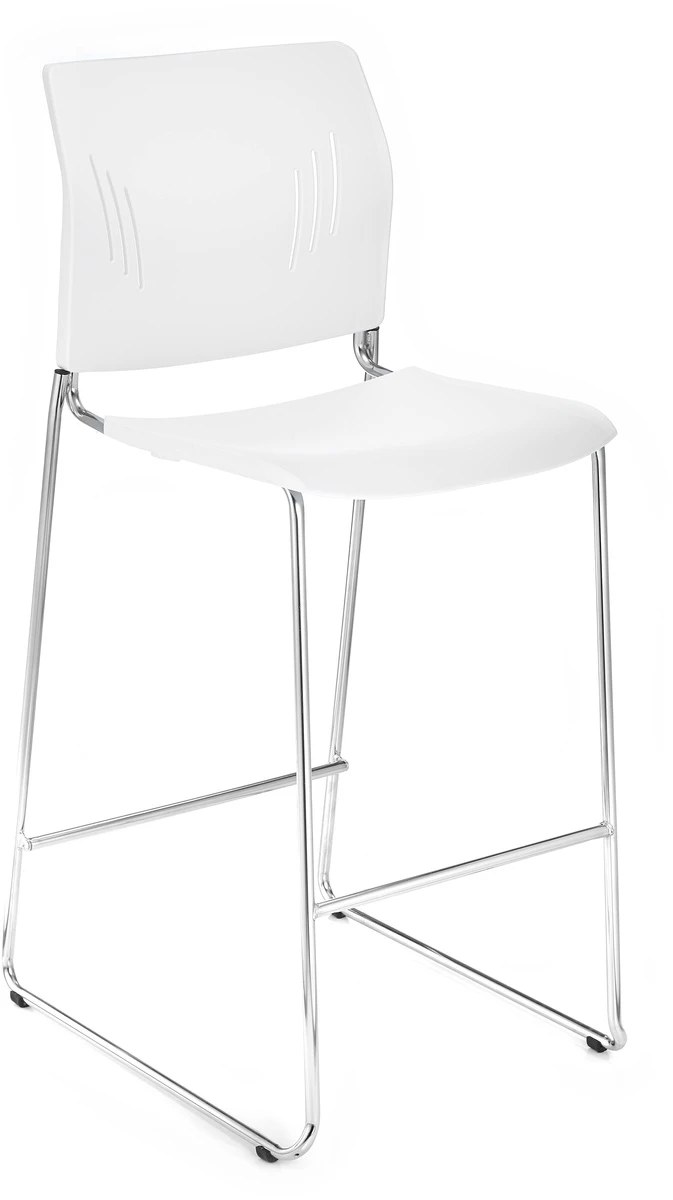 Tela Bistro Stool - White