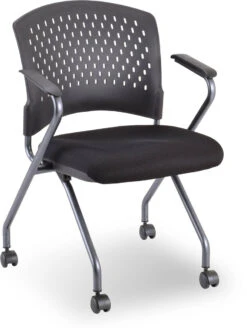 Agenda II Nesting Chair - Black Fabric