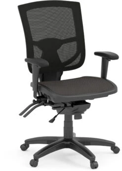 CoolMesh Pro Executive Mid Back Chair - Black Mesh
