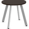 Classic Round Meeting Table 30" With V-Leg Base - Espresso