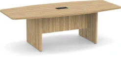 Classic Boat-Shape Conference Table 8 Ft - Aspen