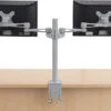 Dual Monitor Arm 28" Dual Reach - Clamp