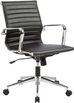 Nova Mid Back Chair - Black