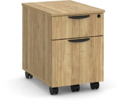 Locking Mobile Box/File Pedestal - Aspen