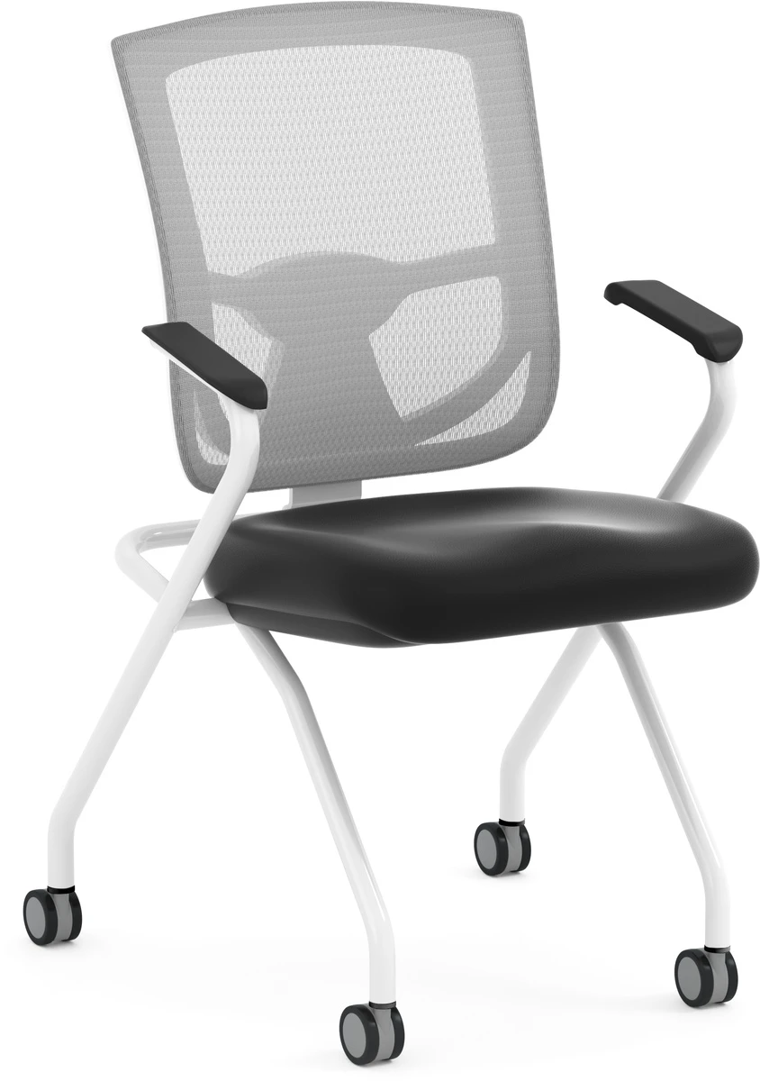 CoolMesh Pro Plus Nesting Chair - Black Antimicrobial Vinyl