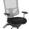 CoolMesh Pro Plus Executive High Back Chair - Black Antimicrobial Vinyl With Headrest