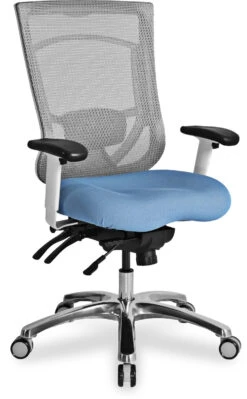 CoolMesh Pro Plus Executive High Back Chair - Blue Fabric
