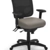 CoolMesh Pro Executive Mid Back Chair - Grey Antimicrobial Vinyl