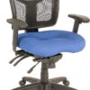 CoolMesh Executive Mid Back Chair - Blue Fabric