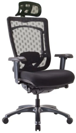 Focus High Back Mesh Chair With Headrest