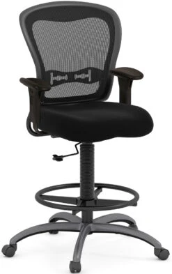 Spice! Drafting Chair With Adjustable Arms