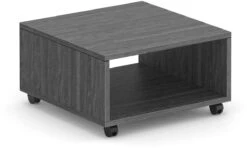 Compose End Table With Castors - Newport Grey