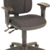 Comformatic Tilt Seat & Back Chair With Arms - Black Fabric