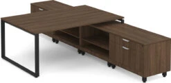 Encore Dual Benching Unit - Modern Walnut