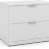 Lateral Filing Cabinet - 2 Drawer In White