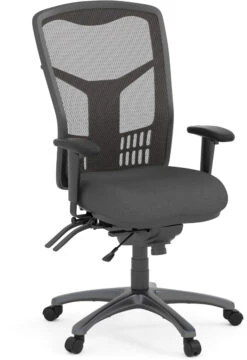 CoolMesh Executive High Back Chair - Grey Fabric