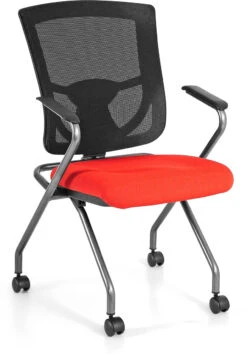CoolMesh Pro Nesting Chair - Red Fabric