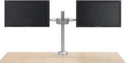 Dual Monitor Arm 28" Dual Reach - Grommet