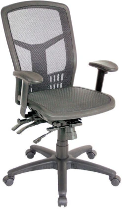 CoolMesh Executive High Back Chair - Black Mesh