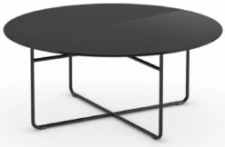 Coopertown Round Coffee Table 36" With Glass Top