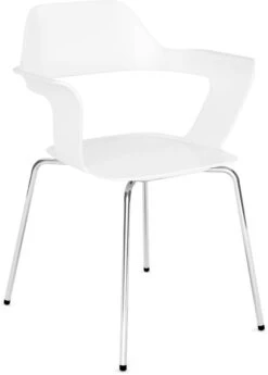 Avery Stacking Guest Chair - Cloud White