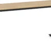 Enhance Electric Height-Adjustable Desk 30" X 72" - Aspen With Black Base