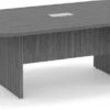 Classic Racetrack Conference Table 8 Ft - Newport Grey