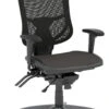 CoolMesh Pro Executive High Back Chair - Black Mesh With Titanium Base