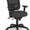 CoolMesh Pro Executive Mid Back Chair - Grey Fabric