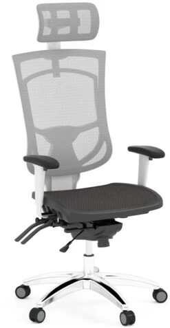 CoolMesh Pro Plus Executive High Back Chair - Black Mesh With Headrest