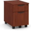 Locking Mobile Box/File Pedestal - Cherry