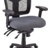 CoolMesh Executive Mid Back Chair - Grey Fabric