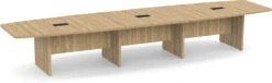 Classic Boat-Shape Conference Table 16 Ft - Aspen