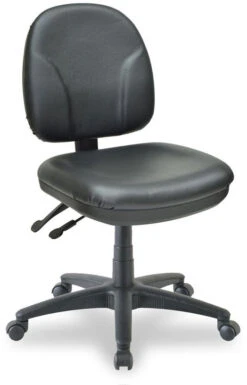 Comformatic Tilt Seat & Back Chair - Black Antimicrobial Vinyl