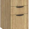 Classic Locking Mobile Pedestals - 3 Drawer In Aspen
